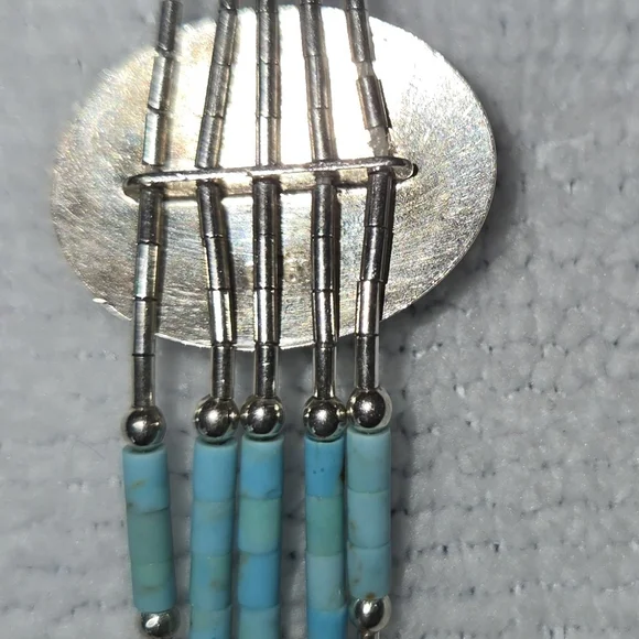 Turquoise and Silver Women's Bracelet - Picture 6 of 6